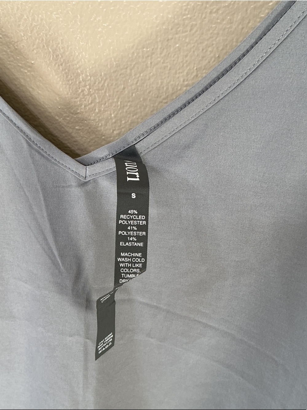 Vuori Slate Gray V-Neck Camisole - Picture 2 of 5